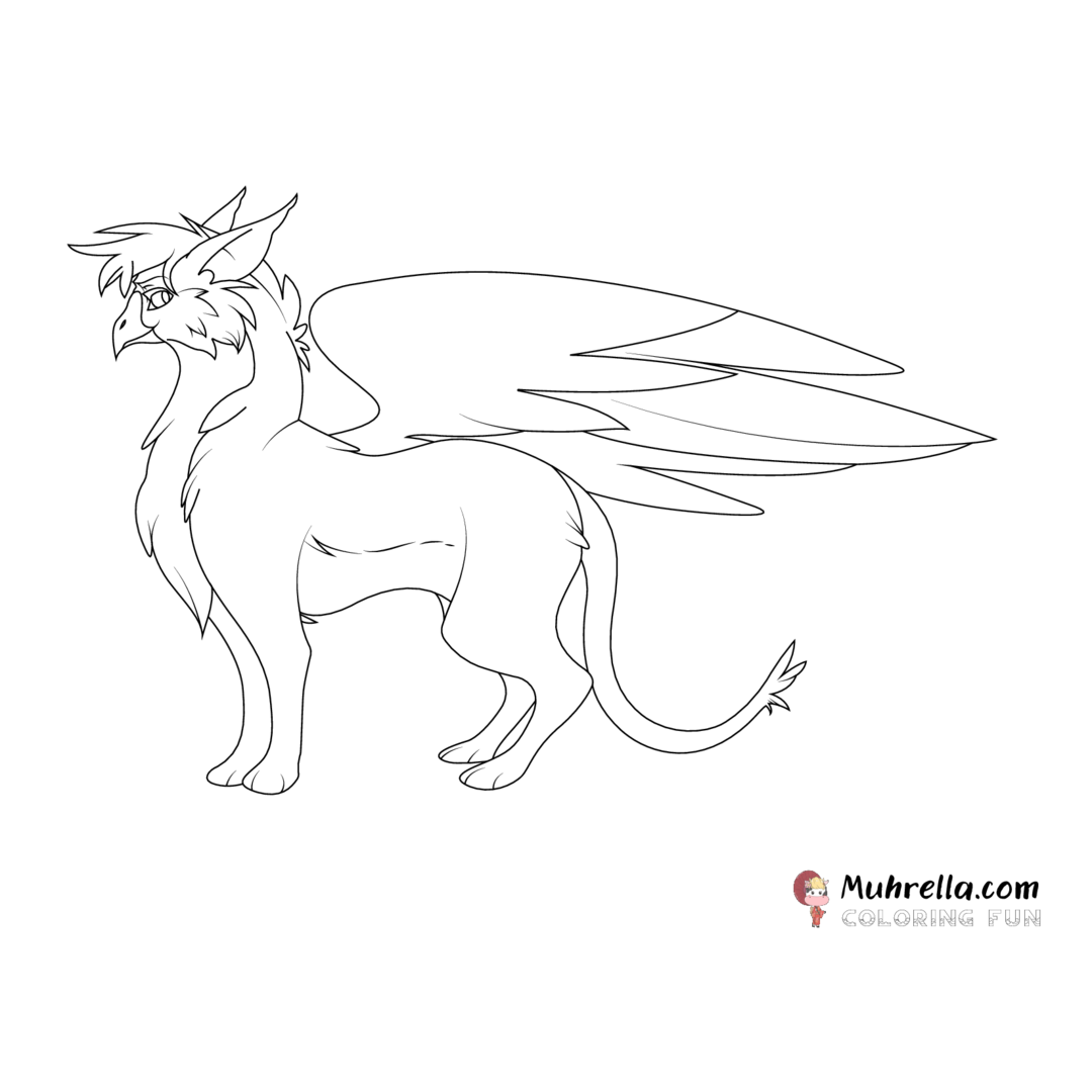 Griffin Coloring Page